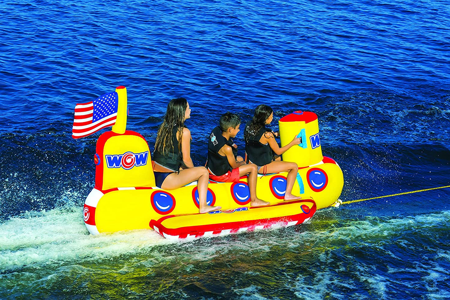 Balsa de remolque WOW Sports Submarine para 3 personas