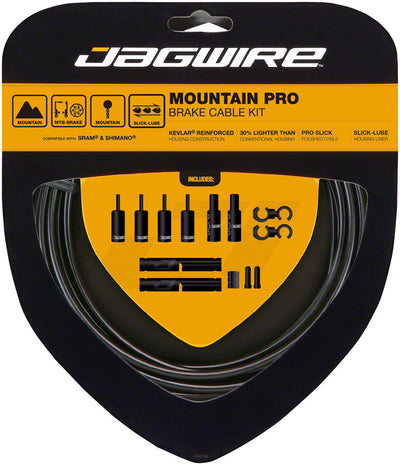 Jagwire Pro Brake Cable Kit for Mountain Bikes - Black
