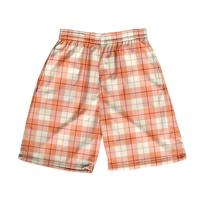 Men's Plaid Casual Beach Shorts