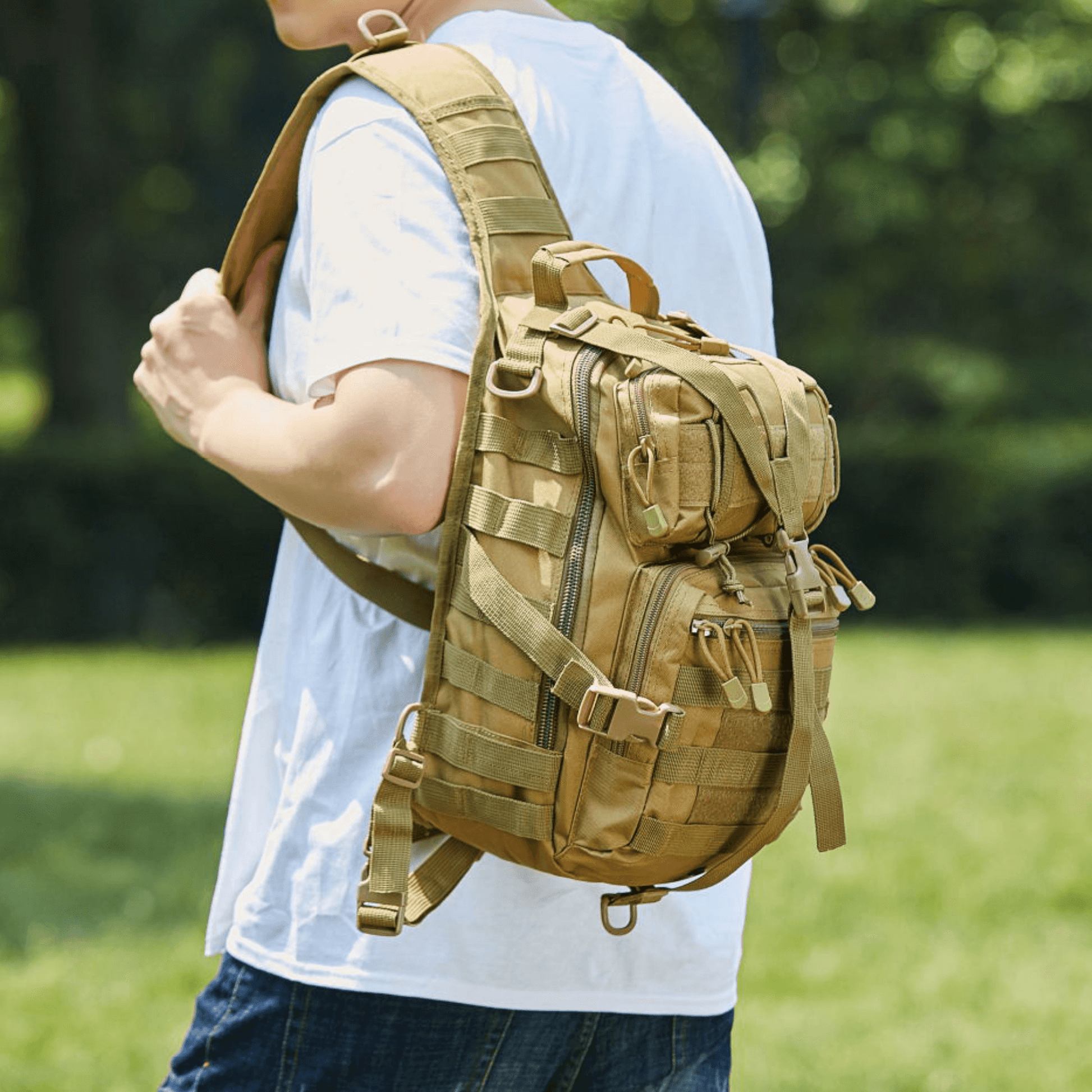 Tactical Medium Sling Range Bag - Korvel