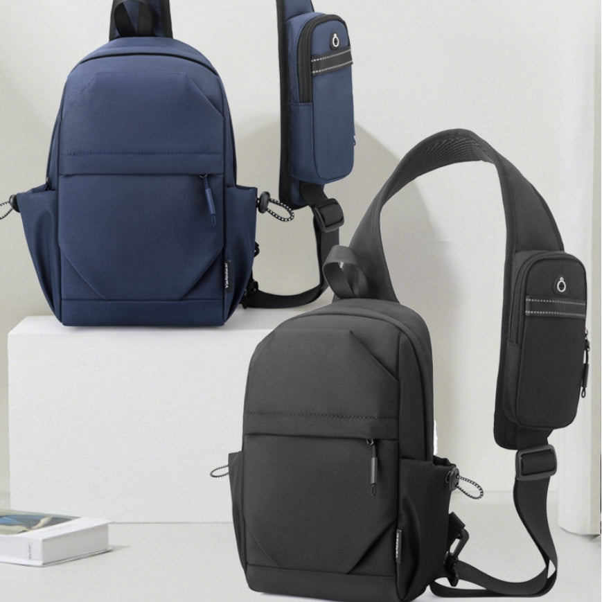 Mochila de Tela Oxford para Hombre - Bolsa de Hombro Versátil