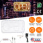 Cartel Abierto LED - 16.5x9.1in Tablero de Publicidad de Neón