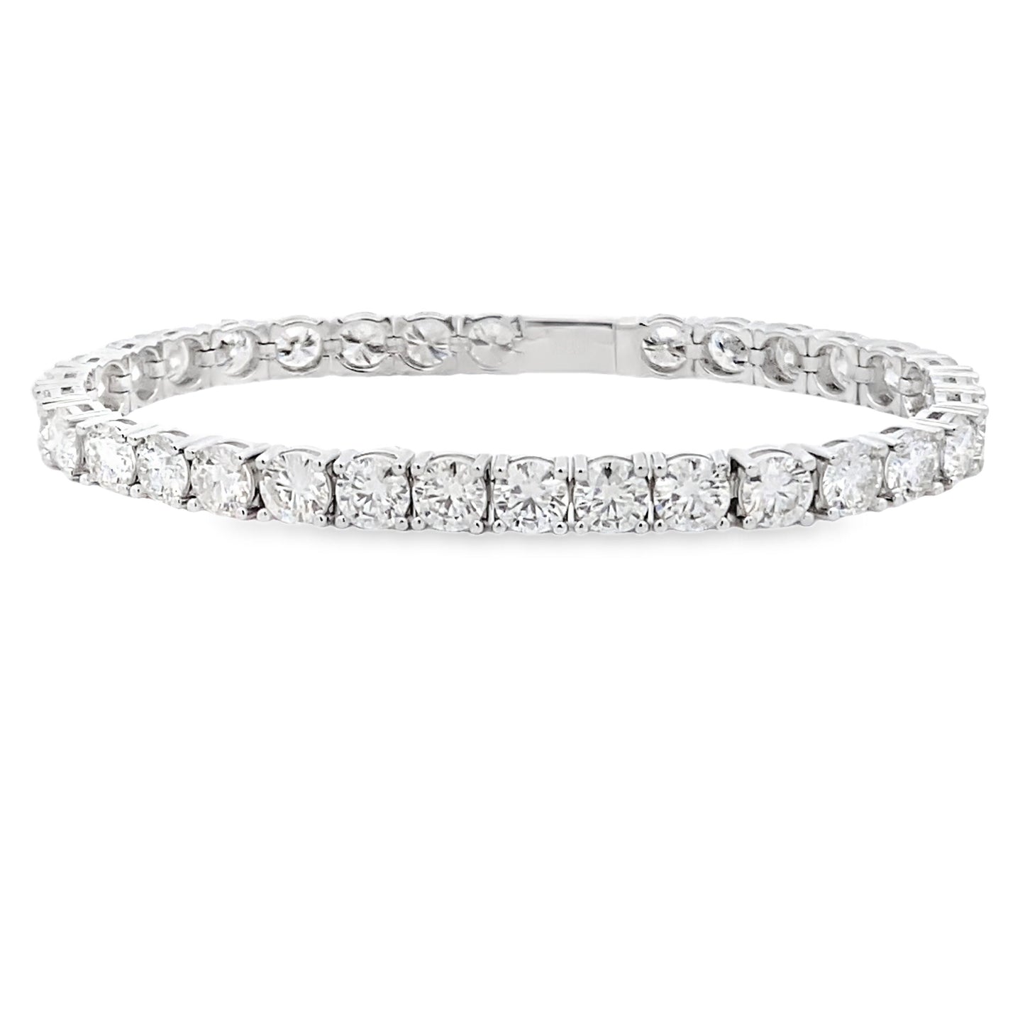 Bracelet de tennis en moissanite de 12,50 ct en argent sterling