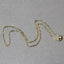 14K Yellow Gold Fine Paperclip Chain Necklace
