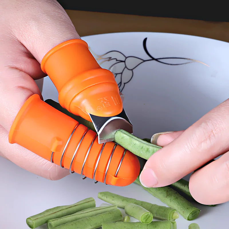 Ensemble de Couteaux à Doigts pour la Récolte de Légumes de Cuisine Premium