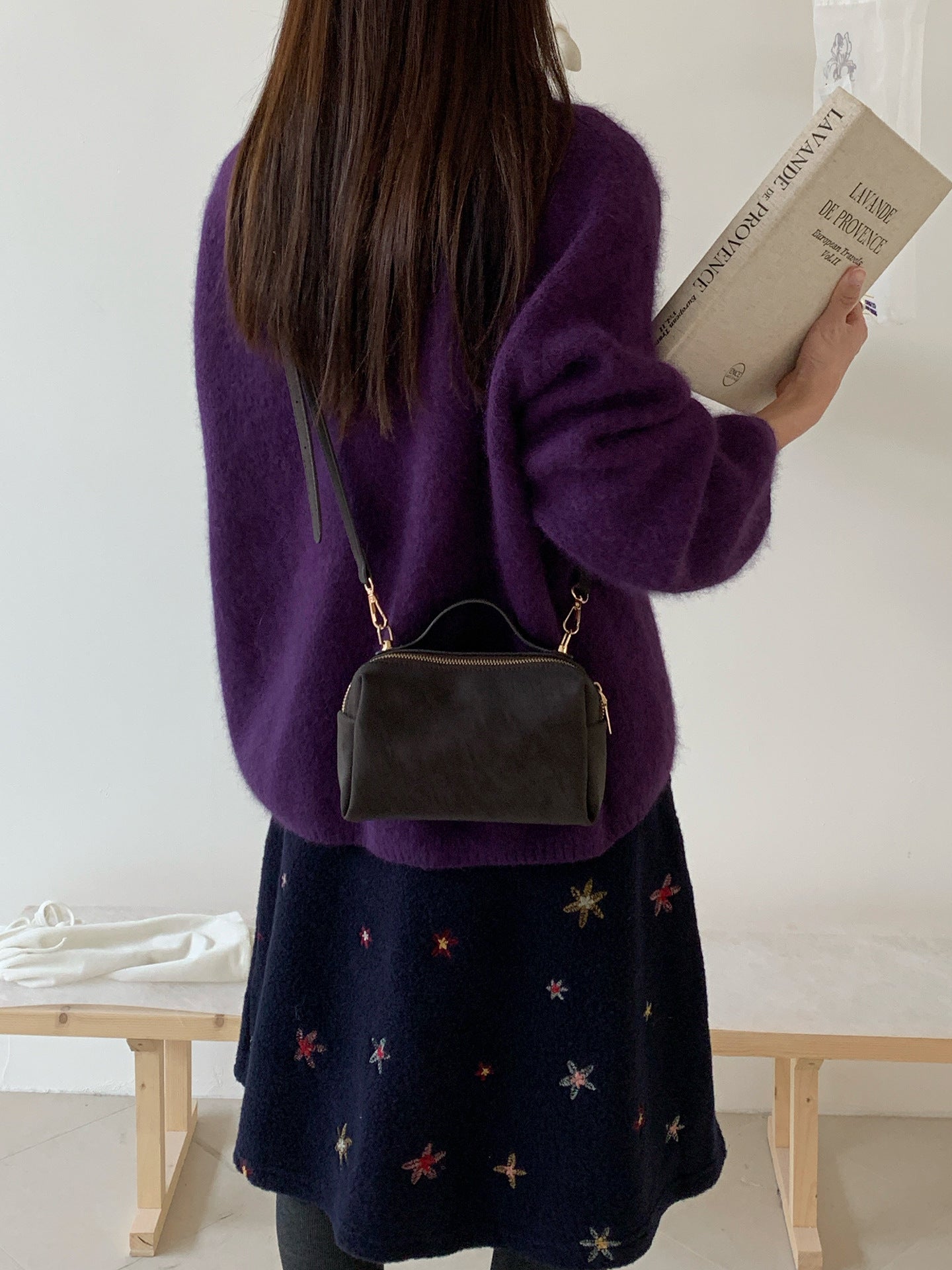 Retro Small Square Crossbody Bag