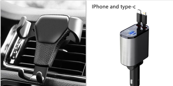 Premium Metal Car Charger 100W Fast Charging Adapter