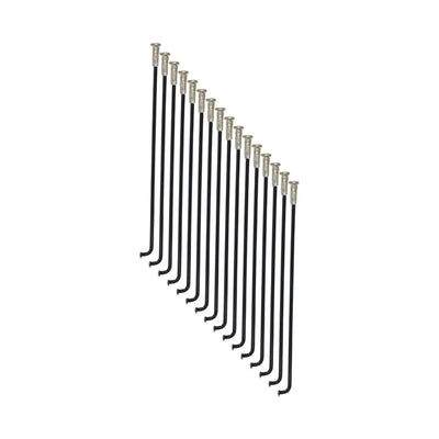 Kids Ride Shotgun Dirt Hero 14” J-Bend Black Spokes - 16pcs