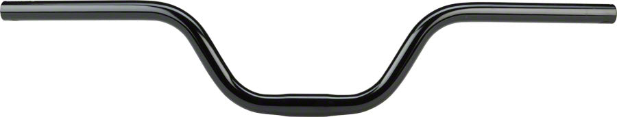 MSW High-Rise Handlebar 100mm Rise with 15° Sweep - Black