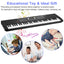 GBruno 61-Key Digital Music Keyboard for Kids
