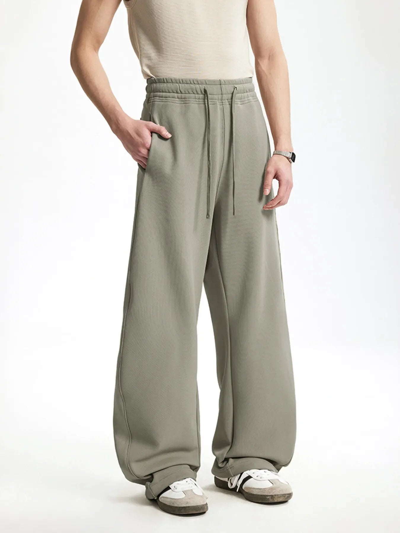 Pantalons de survêtement à taille décontractée pour hommes