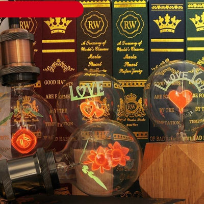 Edison Bulb Indoor Night Light - Antique LED Filament for Home Decor