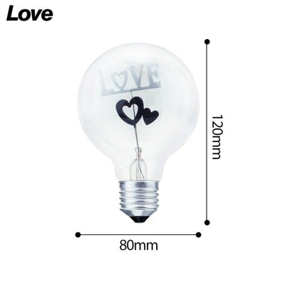 Edison Bulb Indoor Night Light - Antique LED Filament for Home Decor