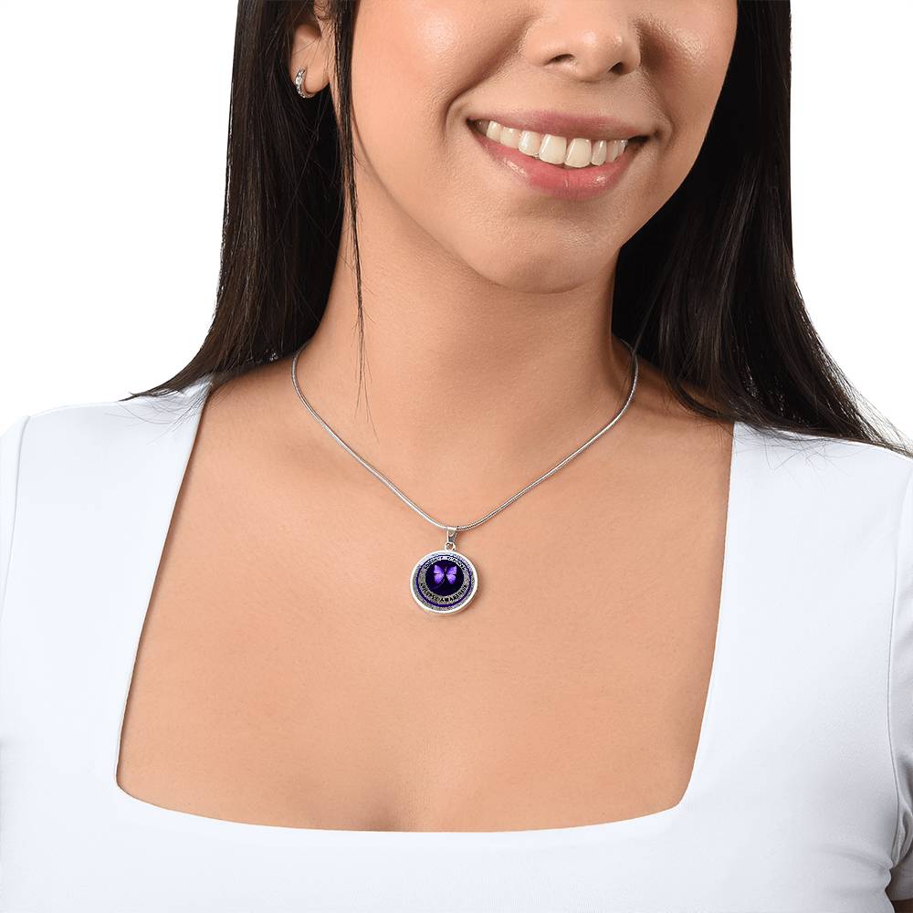 Collar de Empoderamiento: Joyería de Concienciación sobre la Epilepsia en Plata