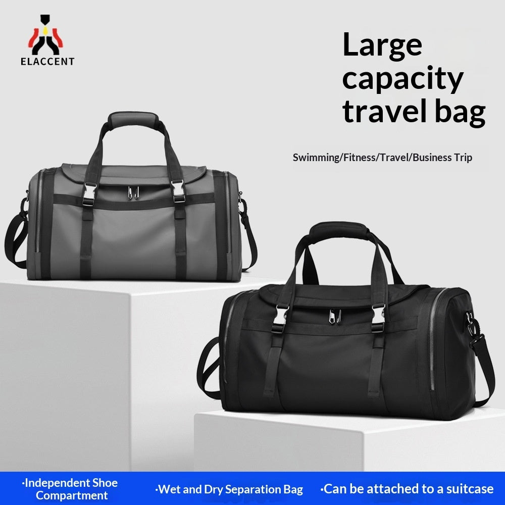 Multi-functional Travel Duffel Bag with Shoe Compartment