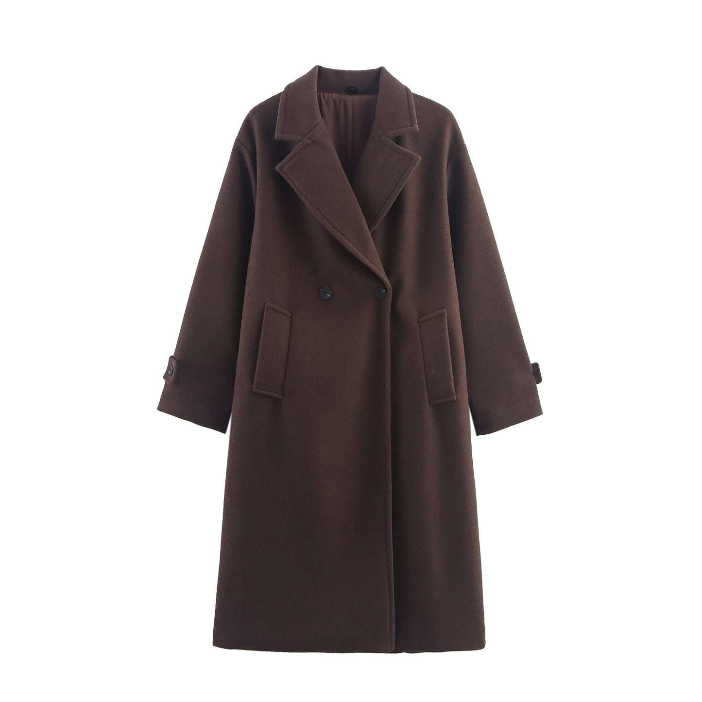 Manteau long élégant minimaliste pour femmes