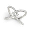 14k White Gold Entwined Design Diamond Engagement Ring