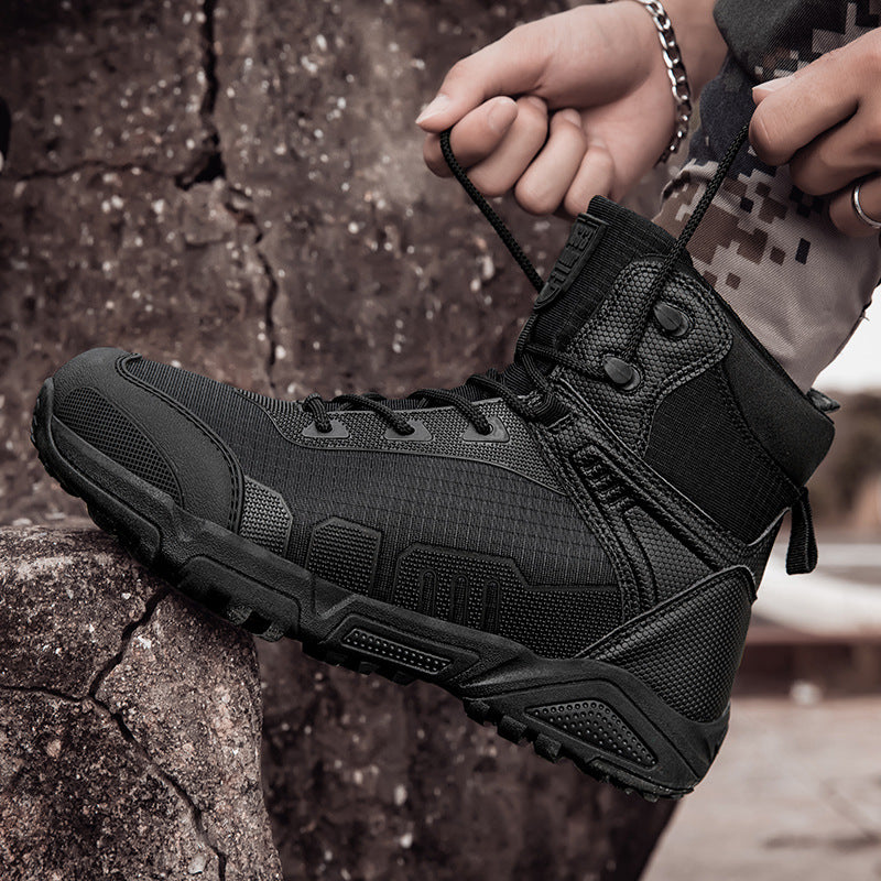 Premium Anti-Slip High-Top Tactical Boots