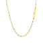Chaîne Singapore en or bicolore 14k - Largeur de 2,0 mm