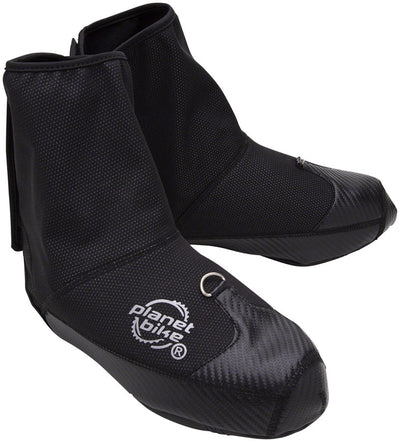 Cubierta de Zapato a Prueba de Viento Planet Bike Blitzen - Negro Grande