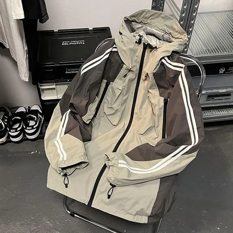 Loose Waterproof Shell Jacket for Women