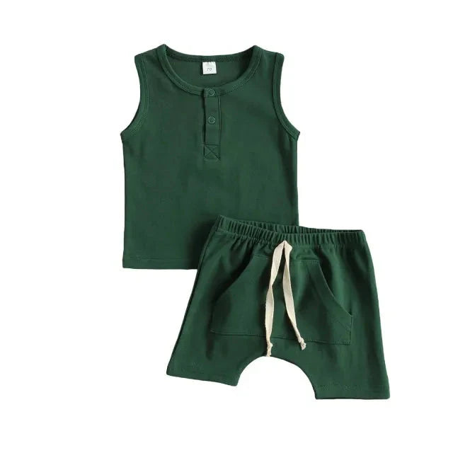 Charming Two-Piece Baby Summer Outfit