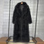 Womens Elongated Wool Coat With Tailored Lapel