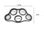 Ergonomic Silicone Finger Strengthener - Hand Gripper Resistance Bands - Korvel