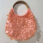 High-End Handmade Natural Sequin Shoulder Bag for Women