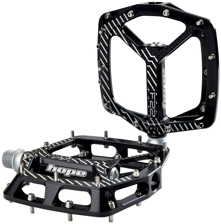 Pedales Hope F22 - Plataforma de Aluminio Premium en Negro