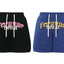 Men's Letter Drawstring Jogger Shorts