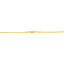 Collar de Diamantes de Corte Princesa de 1/2 Cttw en Oro Amarillo y Blanco de 10K