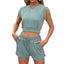 Wave Pattern Design Suit Set for Women