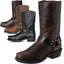 Botas Cortas de Moda para Hombres con Tacón Cuadrado