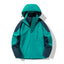 Three-in-One Waterproof Windproof Parka with Fleece Lining