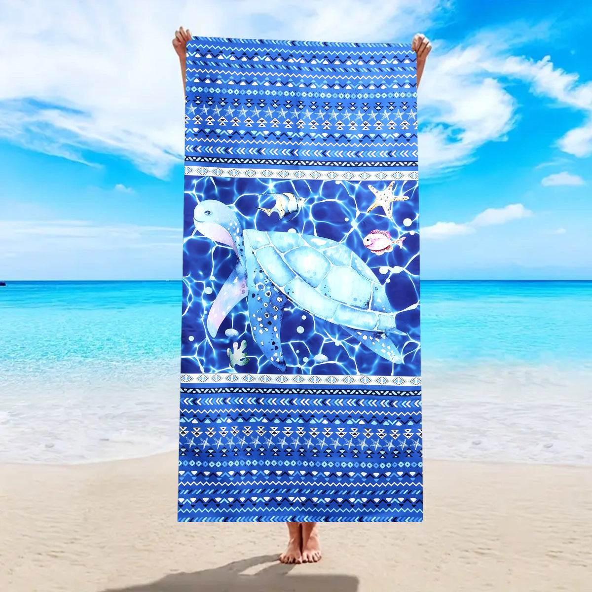 Quick-Drying Double-Sided Microfiber Beach Towel
