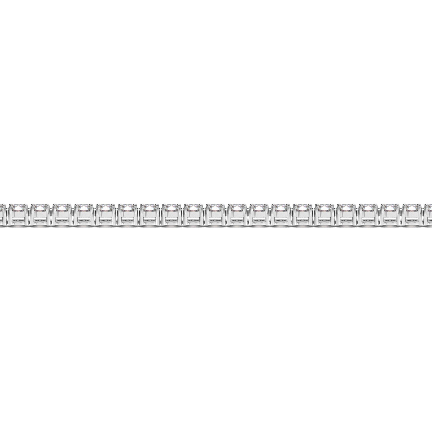 Bracelet de tennis en diamant cultivé en laboratoire en or blanc 14 carats