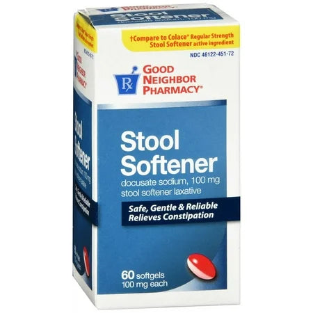 GNP Stool Softener 100mg - 60 Softgels
