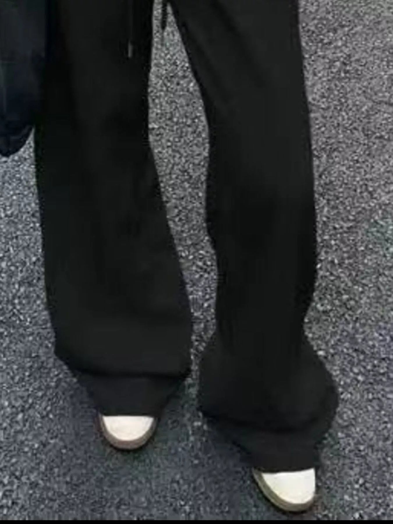 Pantalons de survêtement à taille large avec cordon de serrage