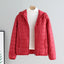 Chaqueta acolchada de algodón versátil para mujer