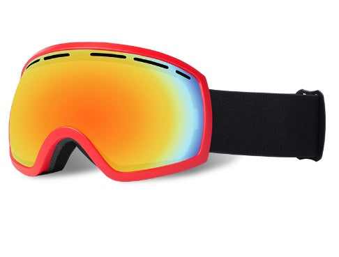 Lunettes de ski sphériques premium grandes avec technologie anti-buée