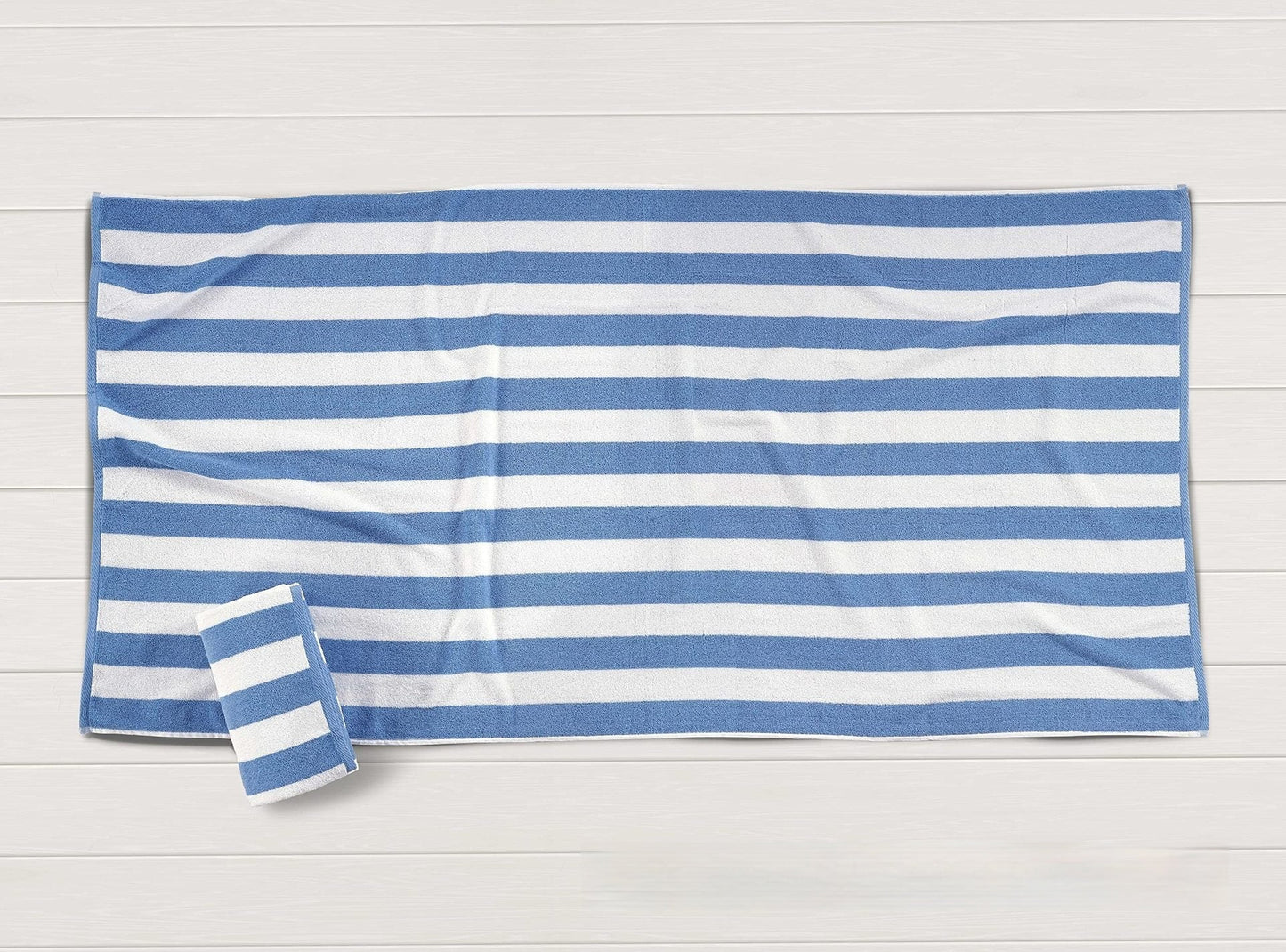 Quick-Drying Striped Cotton Beach Towel