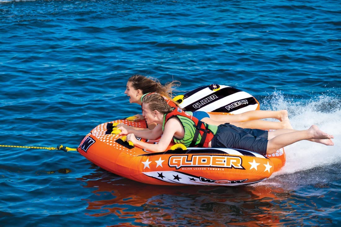 WOW Watersports Glider 2 Person Towable avec sièges flexibles