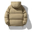 Men's Thickened Cotton-Padded Hoodie Coat for Winter