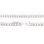 6.85ct Moissanite Tennis Necklace in Sterling Silver