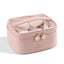 Premium Leather Transparent Cosmetic Bag for Travel