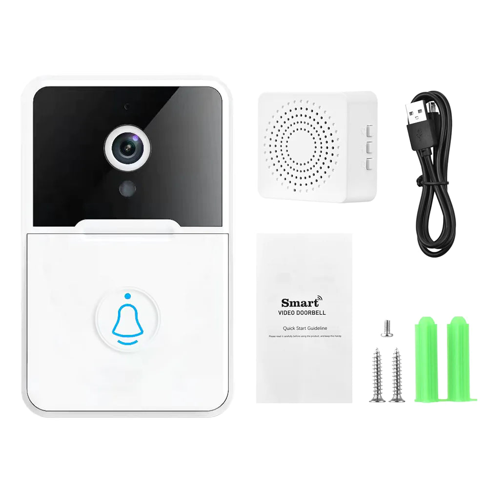 Wireless Smart WiFi Doorbell with Video Intercom