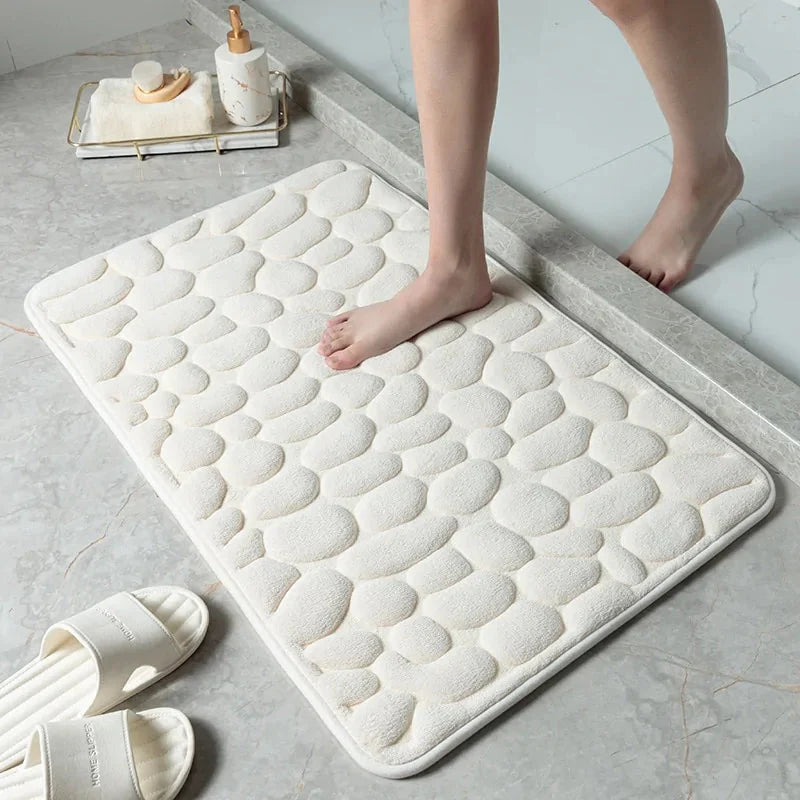 Alfombrilla de baño antideslizante con relieve