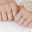 Elegant Simple Couple Rings for Men and Women