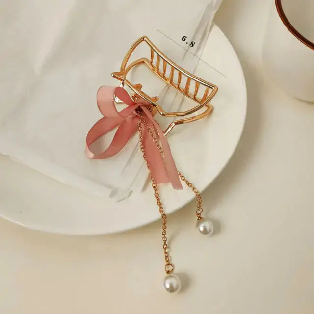 Pinza para el cabello en forma de mariposa elegante para recogidos con estilo